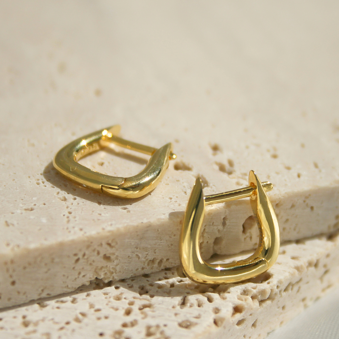 Geometric Hoop Earrings