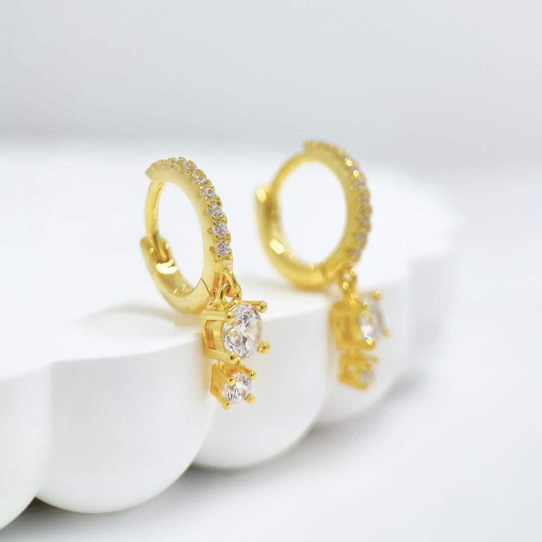 Sparkle Ivory Drops Earrings
