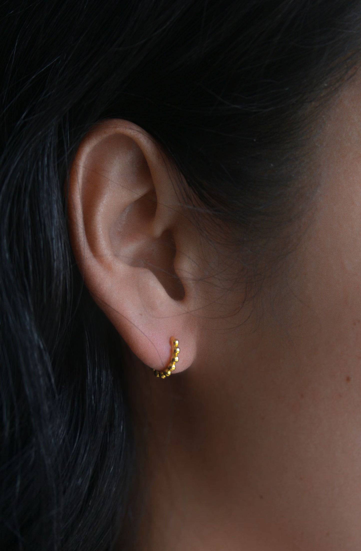Beaded Hoop Earrings