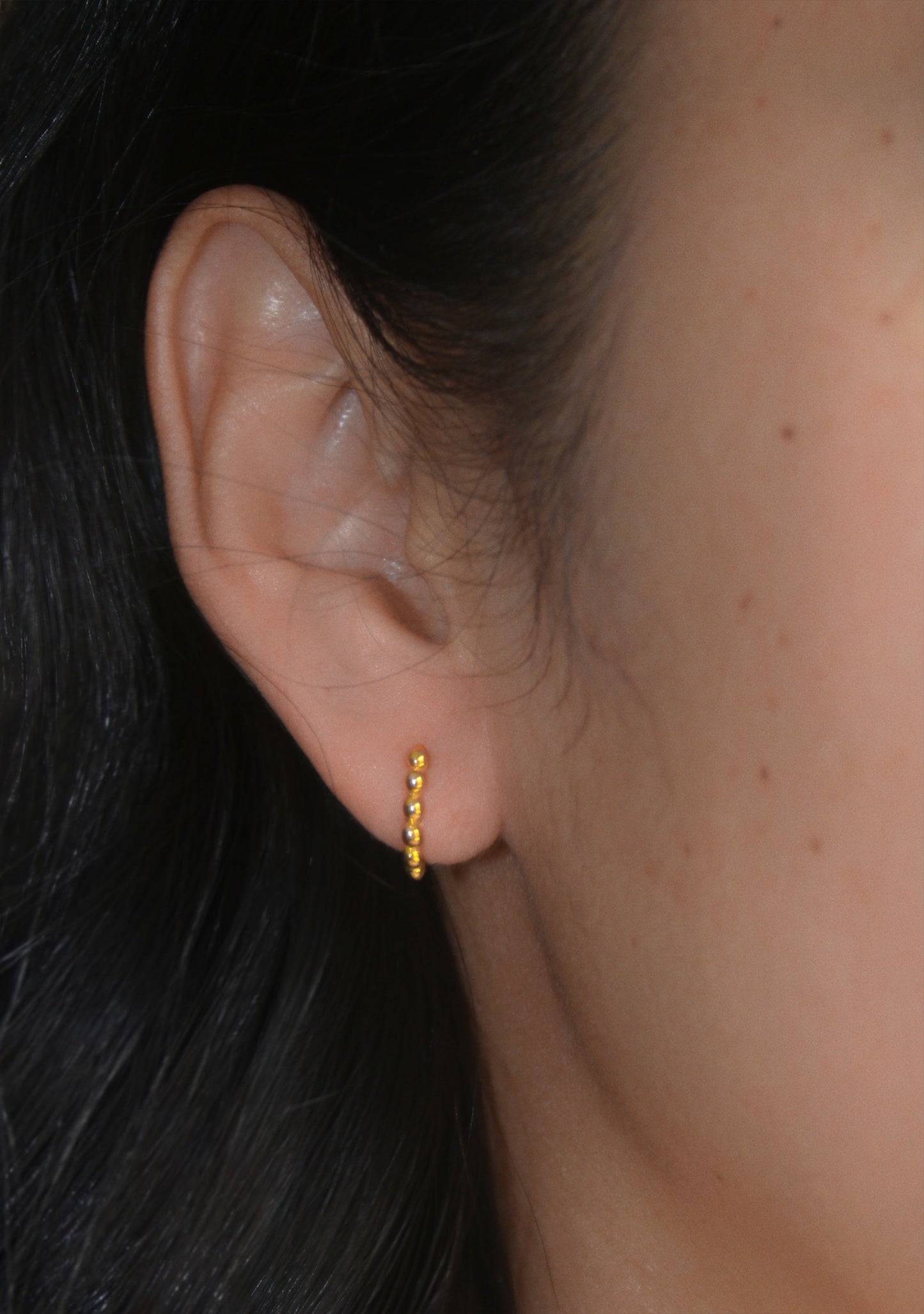 Beaded Hoop Earrings