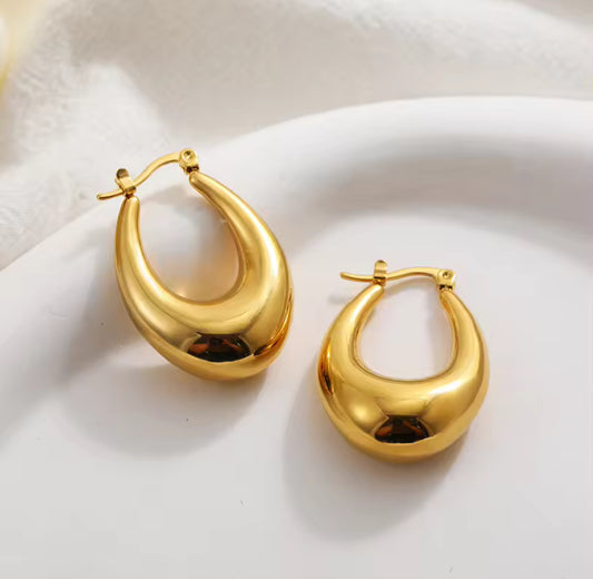 Classic Gold Hoop Earrings