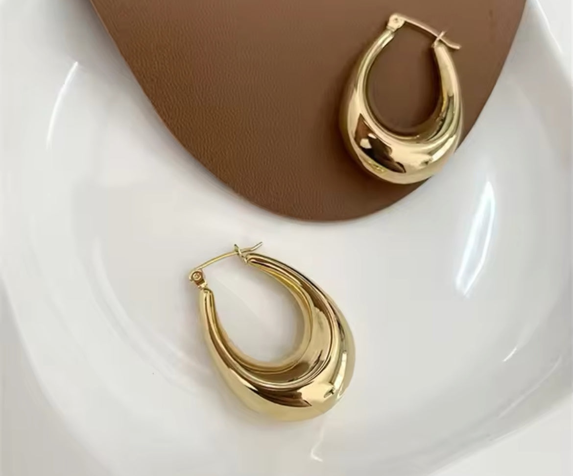 Classic Gold Hoop Earrings