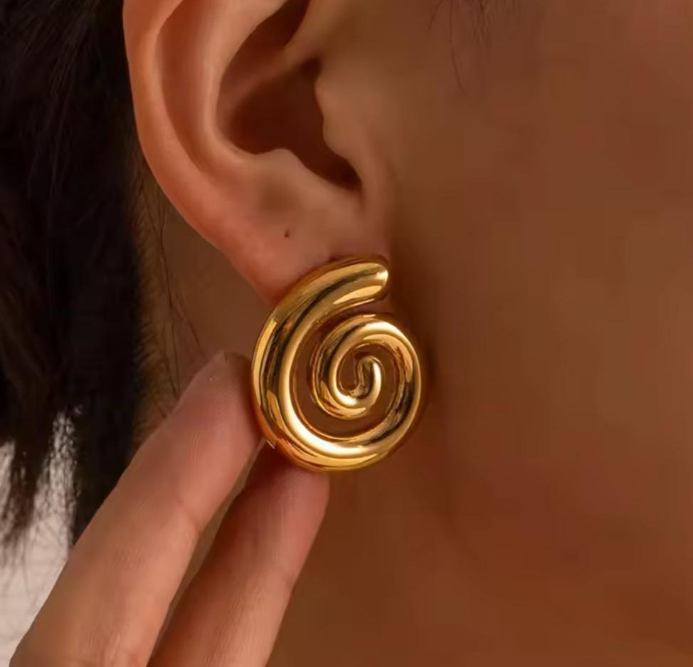 Spiral Studs Earrings