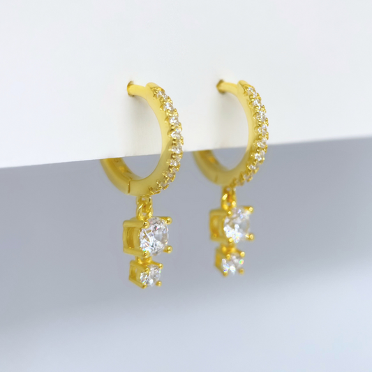 Sparkle Ivory Drops Earrings