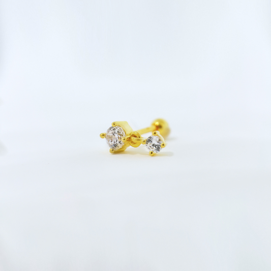 Sparkle Drop Stud Earrings