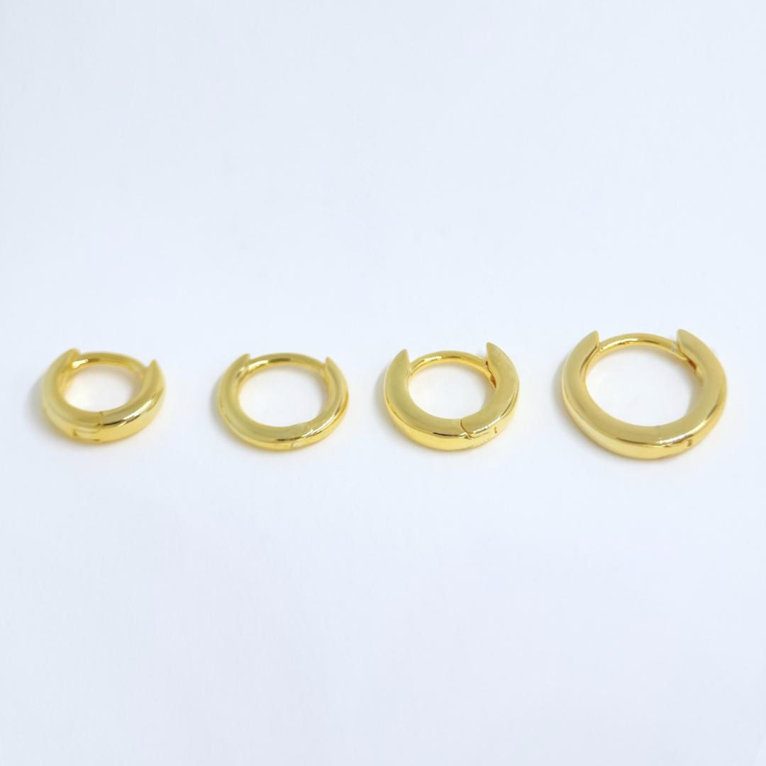 6mm Classic Round Hoop Earrings