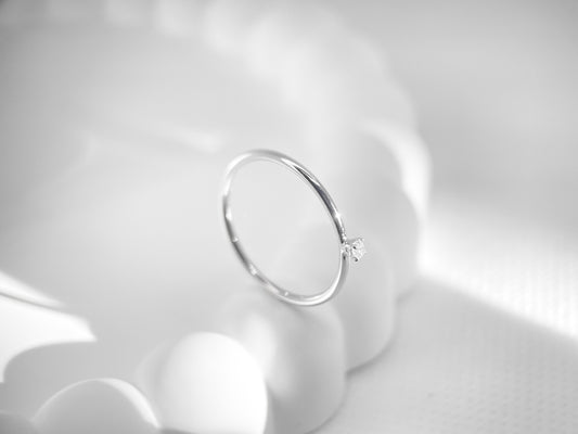 Single Delicate Stack Ring
