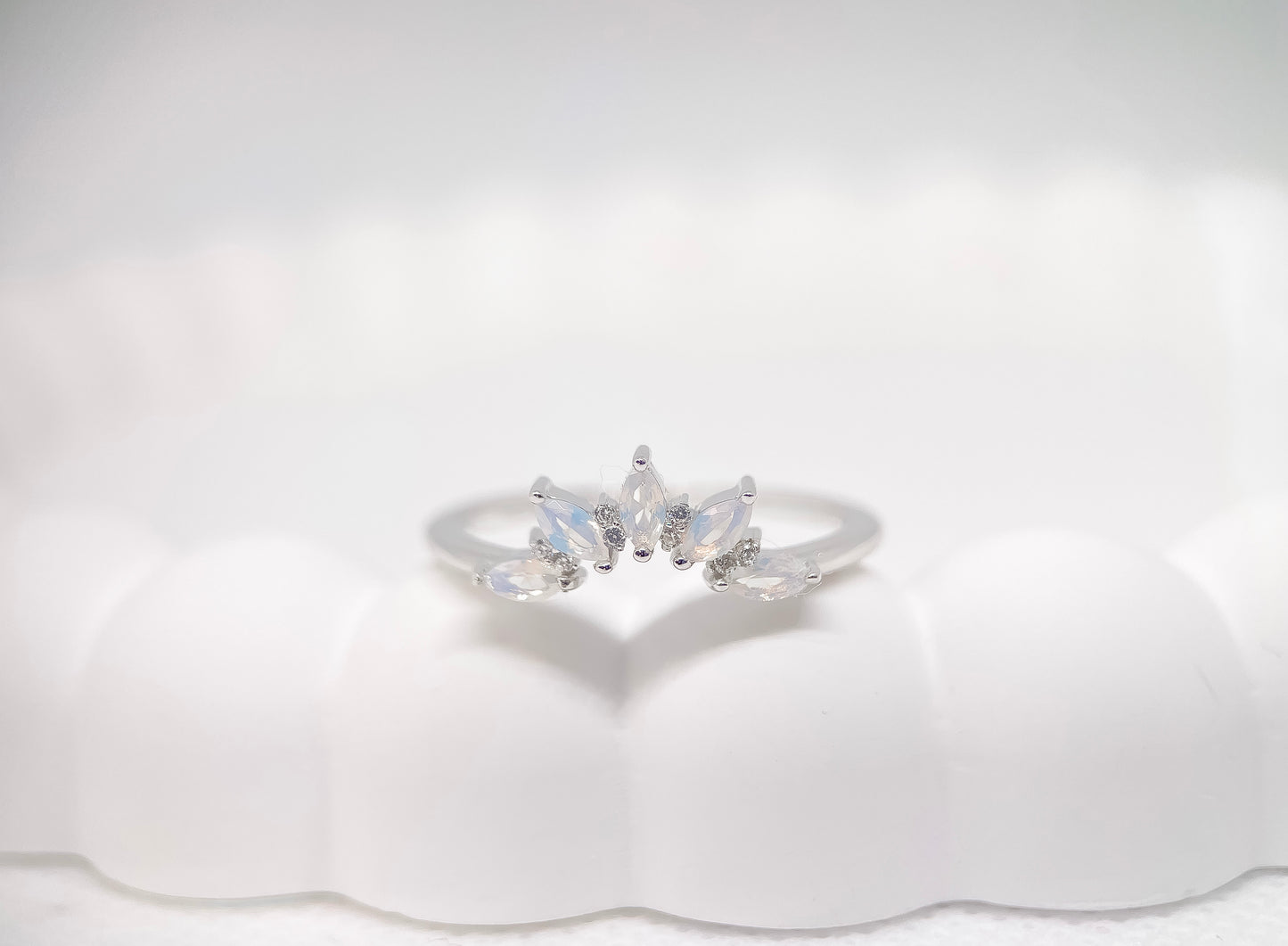 Elegant Crown Ring