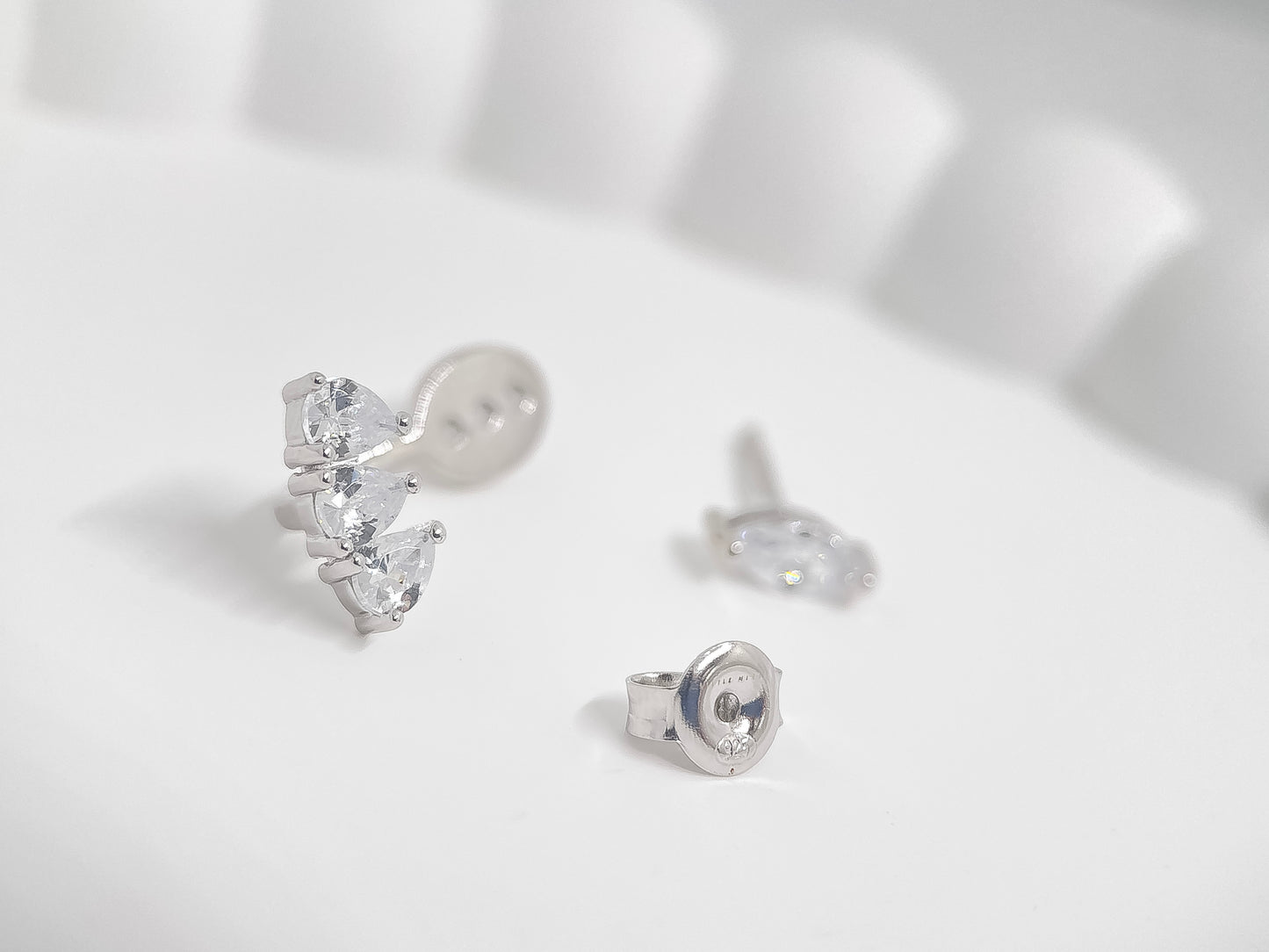 Sparkle Back Drop Earrings