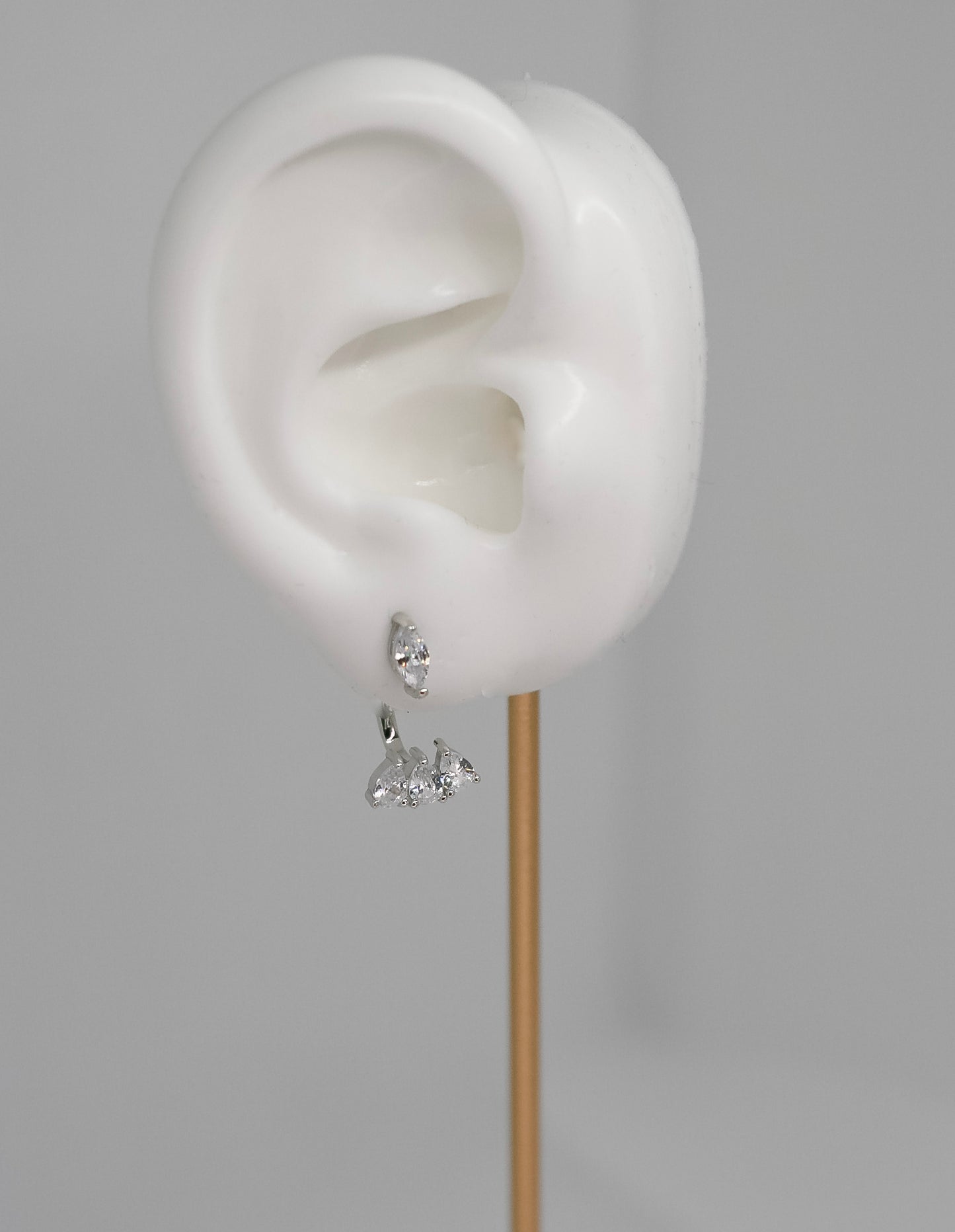 Sparkle Back Drop Earrings